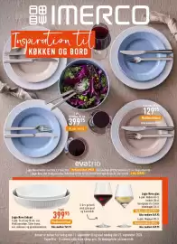 Imerco tilbudsavis Side 1: Legio Nova fadsæt €399,95, Legio Nova glas €399,95