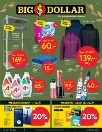 BigDollar tilbudsavis Side 1: Jakke €139,00, OBH Blender Twister Go €199,00