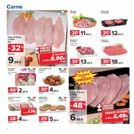 Volantino Carrefour Pagina 12: Linea Alette Cotte Amadori €4,89, Spezzatino di Vitella €13,99