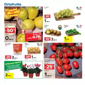 Volantino Carrefour Pagina 14: Patate al Selenio €1,79, Kiwi Gold Zespri €3,29