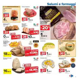 Volantino Carrefour Pagina 15: Caciottone di Norcia Grifo €1,49, Mortadella Suprema con Pistacchi Fiorucci €10,90