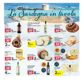 Volantino Carrefour Pagina 16: Salsiccia di Fonni Fattorie del Gennargentu €1,39, BIRRA ICHNUSA €1,09