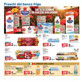 Volantino Carrefour Pagina 18: Yogurt Bianco Magro Muller €2,39, Kinder Fetta al Latte Ferrero €3,19