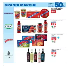 Volantino Carrefour Pagina 2: Maxibon Motta, Passate polpe e sughi Cirio