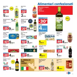 Volantino Carrefour Pagina 23: Tonno Naturale Zero Nostromo €3,99, Tonno Filo d'Olio Rio Mare €4,99