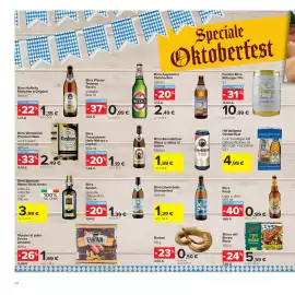 Volantino Carrefour Pagina 28: Birra Speciale Mastri Birrai Umbri €3,99, Birra Hofbräu München o Original €1,35
