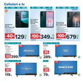 Volantino Carrefour Pagina 46: Smartphone Samsung Mod. Galaxy A37 5G €349,90, Tv Led Tcl €289,00