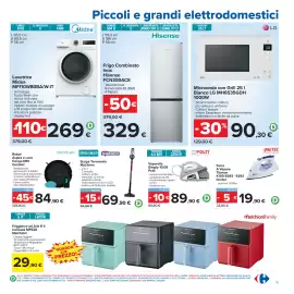Volantino Carrefour Pagina 47: Scopa Termozeta MyLibera €69,90, Microonde con Grill 25 l Bianco LG MH6535GDH €90,30
