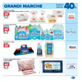 Volantino Carrefour Pagina 7: Su tutta la linea Arcasa, Su tutta la linea completo letto e guanciali Caleffi