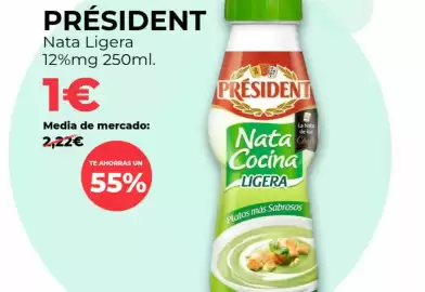 Catálogo PrimaPrix semana 37 Página 1: President nata ligera €1,00