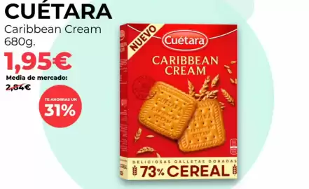 Catálogo PrimaPrix semana 37 Página 2: Cuétara caribbean cream €1,95