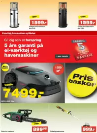 Bauhaus tilbudsavis uge 37 Side 4: Mova Lidax Ultra €7.499,00, Bosch el-kædesav €899,95