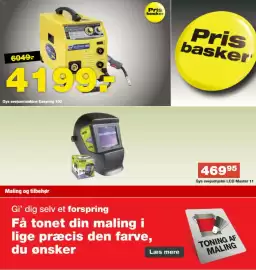 Bauhaus tilbudsavis uge 37 Side 6: Gys svejsemaskine Easymig 150 €4.199,00, Gys svejsehjelm LCD Master 11 €469,95