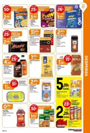 Folheto Intermarché semana 37 Página 5: Nestle - cereais proteina lion €3,44, Porsi - salsichas alemas bockwurst €2,49