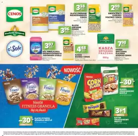 Stokrotka gazetka Strona 14: Groch żółty łuskany połówki Cenos €2,98, Kasza gryczana prażona Kuchnia Gosposi Cenos €7,98