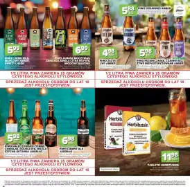 Stokrotka gazetka Strona 30: Piwo Johannes Amber €5,88, Tabletki Herbitussin €11,98