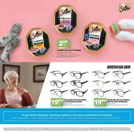Stokrotka gazetka Strona 31: Karma dla kota Sheba €2,00, Okulary do czytania metalowe oprawki American Way €19,99