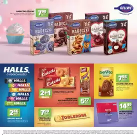 Stokrotka gazetka Strona 6: Czekolada mleczna Toblerone €7,99, Herbatniki Holenderskie w czekoladzie San €5,77