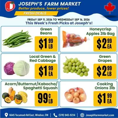 Joseph's Farm Market (valid until 16-09)