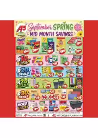 A5 Cash & Carry catalogue Page 1: Exelo Washing Powder €40,00, 7am Corn Flakes €2.000,00