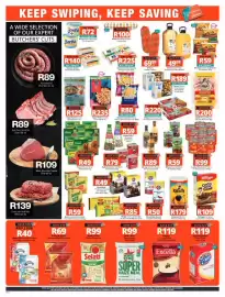 Checkers Hyper catalogue Page 2: Fatti's & Moni's Macaroni Pasta €69,00, Knorr Aromat Seasoning Trio Rafiki €59,00