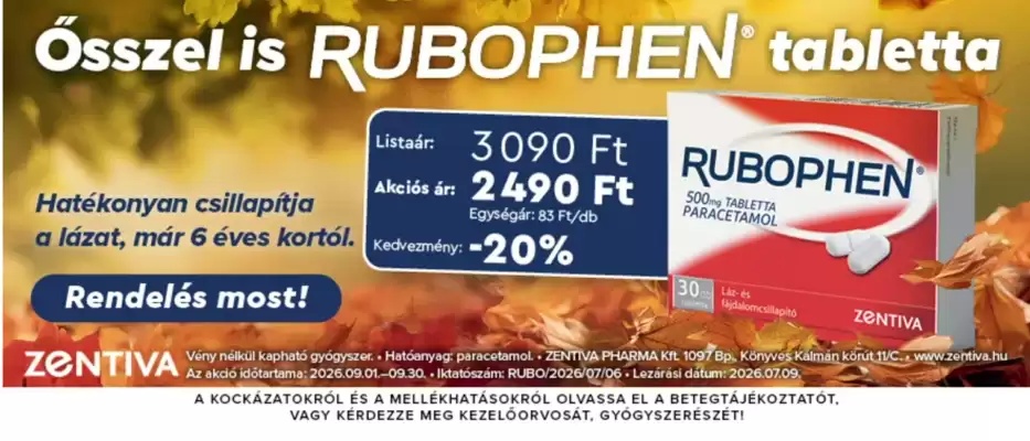 Patika24 akciós újság (érvényes eddig: 30-09)