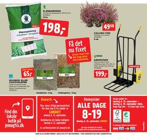 Jem & fix tilbudsavis uge 38 Side 24: Garden Sækkevogn €199,00, Grønne Fingre Plænegødning €198,00