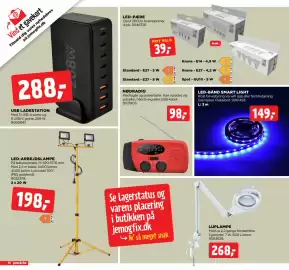Jem & fix tilbudsavis uge 38 Side 14: Nødradio €98,00, Led-bånd smart light €149,00