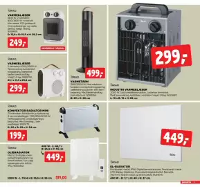 Jem & fix tilbudsavis uge 38 Side 3: Grad el-radiator €449,00, Grad varmeblæser €299,00