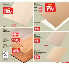 Jem & fix tilbudsavis uge 38 Side 7: Hornbaek Spånplade €99,00, Hornbaek Krydsfiner €189,00