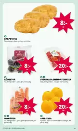 Tempo reklamblad vecka 38 Sida 2: Morötter €8,00, Apelsiner €20,00