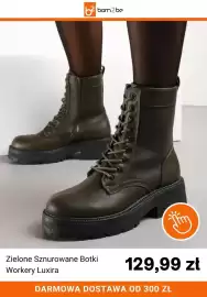 Born2be gazetka Strona 12: Zielone sznurowane botki workery Luxira €129,99