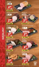 Delikatesy Centrum gazetka tydzień 38 Strona 16: Połędwica łososowa Kabanos €2,99, Złoty indyk INDYKPOL €4,59