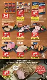 Delikatesy Centrum gazetka tydzień 38 Strona 17: Szynka konserwowa Kratus €3,89, Parówki Krakus €4,99
