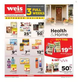 Weis Markets weekly ad Page 1