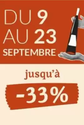 V&B (valable jusqu'au 23-09)