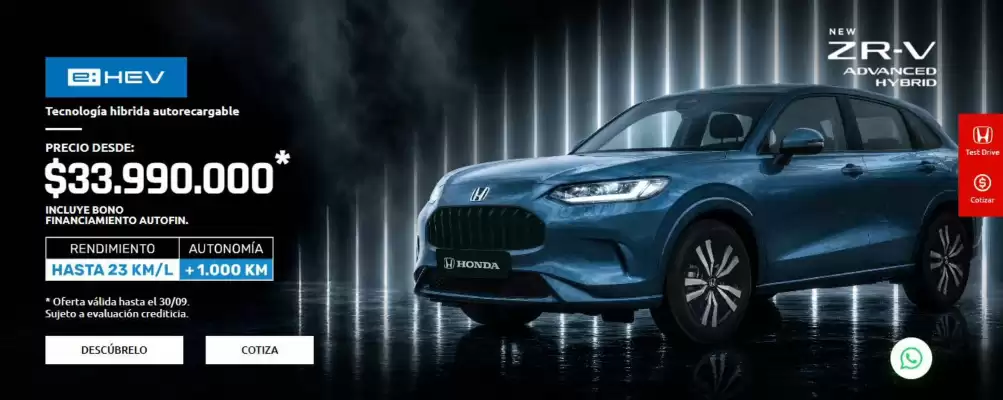 Honda (válido hasta 2-10)