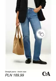C&A gazetka tydzień 37 Strona 4: Straight jeans - średni stan €189,99