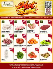 Atiya's Fresh Farm flyer week 37 Page 1: Chicken Breast Cut & Clean €6,29, Lamb Chops €9,99