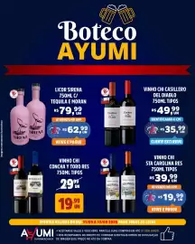 Folheto Ayumi Supermercados Página 2: Licor sirena c/ tequila e moran €62,99, Vinho chi casillero del diablo tipos €49,99