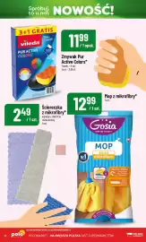 Polomarket gazetka Strona 12: Mop z mikrofibry Gosia €12,99, Zmywak Pur Active Colors Vileda €11,99