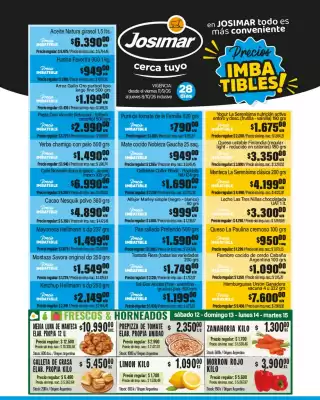 Josimar (válido hasta 15-09)