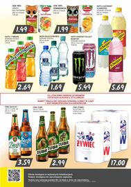 Słoneczko gazetka Strona 4: Napój Tymbark jabłko brzoskwinia €2,69, Sok Jabłko Fortuna 100% €1,49