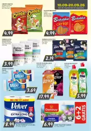 Słoneczko gazetka Strona 3: Karma dla kota Felix Fantastic z wołowiną €2,19, Karma dla psa Dolina Noteci z jagnięciną €3,99
