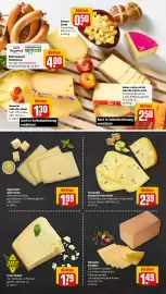 REWE DE tilbudsavis uge 38 Side 11: Grana Padano €1,79, Thomashof Bergischer Bauernkäse €2,39