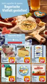 REWE DE tilbudsavis uge 38 Side 16: Bauer Biergartenkäse €1,99, Kühne Gewürzgurken €1,79