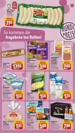 REWE DE tilbudsavis uge 38 Side 21: Lac kräuterquark €1,00, Bayernland Gouda €1,50