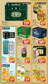 REWE DE tilbudsavis uge 38 Side 24: Beck's Pils €0,79, Krombacher's Fassbrause €12,49