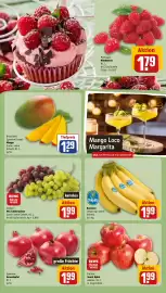 REWE DE tilbudsavis uge 38 Side 4: REWE Beste Wahl Mix Tafeltrauben €1,99, REWE Beste Wahl Snack Äpfel €1,99