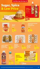 Lidl weekly ad week 38 Page 17: Jimmy's cookies pumpkin white chocolate cookies €3,99, Two-Bite pumpkin spice bites €6,99